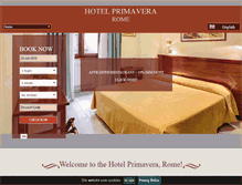 Tablet Screenshot of hotelprimavera-roma.it